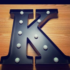 Light Up Letter Decor
